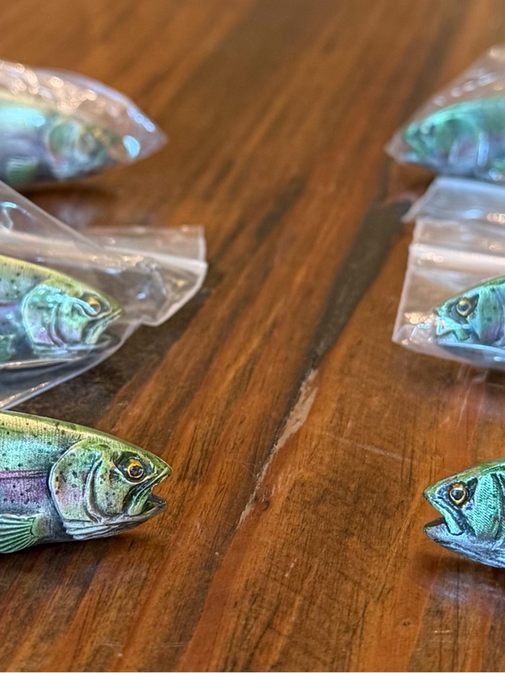 Rainbow Trout Fish knobs - Picture 5 of 6